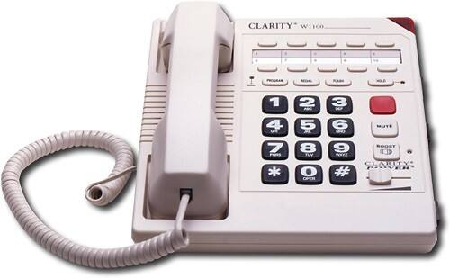 Angle Standard. Clarity - Corded Telephone with Digital Clarity Power Technology.