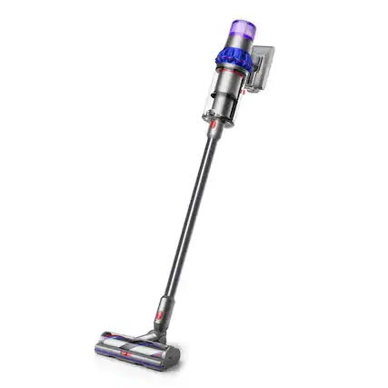 Front. Dyson - V15 Detect Total Clean SV47 - Refurbished - Iron/Nickel/Blue.