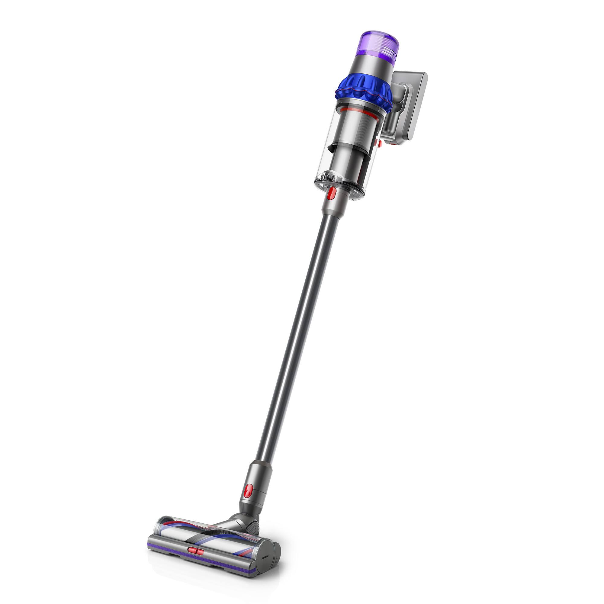 Front. Dyson - V15 Detect Total Clean SV47 - Refurbished - Iron/Nickel/Blue.