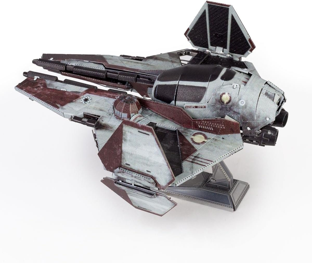 Alt View 1. Metal Earth - Metal Earth Star Wars ETA 2 Jedi Starfighter 3D Metal Model Kit Fascinations - Silver.