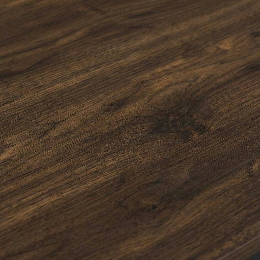 Alt View 1. BisonOffice - Wooden Study Desk In Columbia Walnut Finish For Home Office Use - Brown.