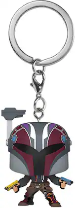 Funko - POP! KEYCHAIN: Star Wars: Ahsoka - Sabine Wren - Collectibles - Multicolor