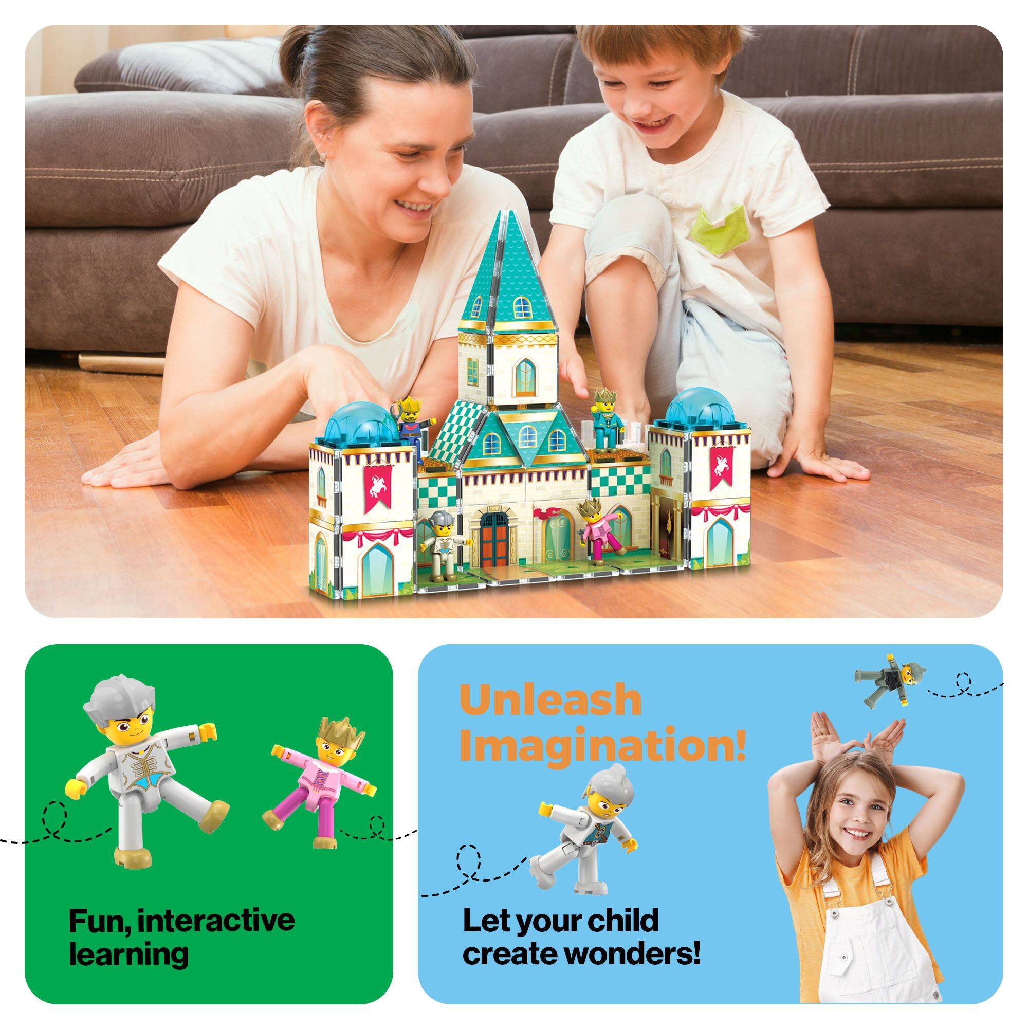 Unleash Imagination!  
Fun, interactive learning  
Let your child create wonders!