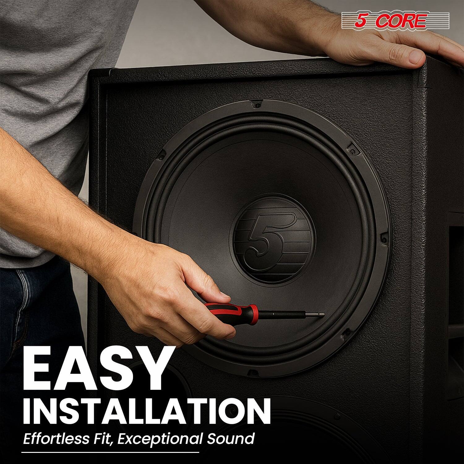 5 CORE, EASY INSTALLATION, Effortless Fit, Exceptional Sound