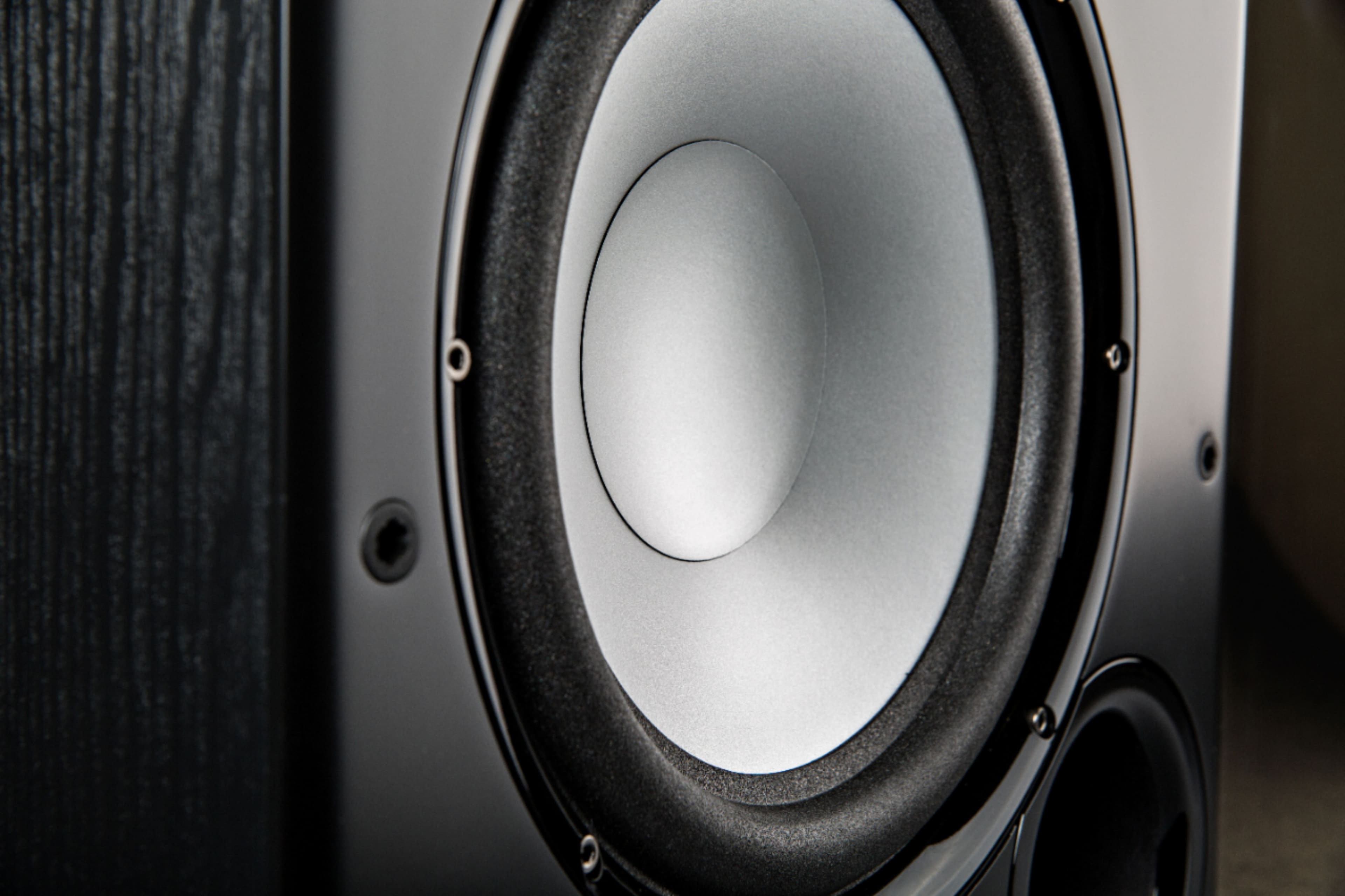 Alt View 12. Polk Audio - PSW108 10" Powered Subwoofer, 100W Peak Power, Explosive Performance for Movies & Music - Black.