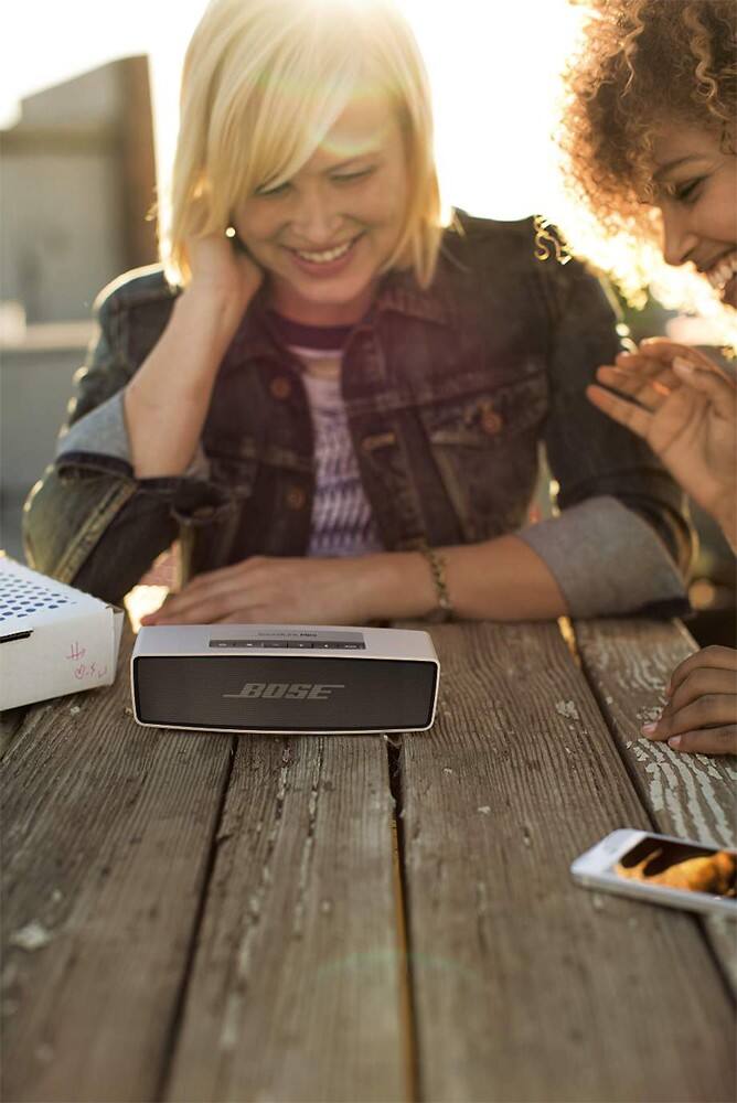 Alt View 18. Bose® - SoundLink® Mini Portable Bluetooth Speaker - Black.