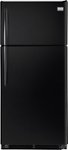 Front Standard. Frigidaire - Gallery 18.3 Cu. Ft. Top-Freezer Refrigerator - Ebony Black.