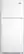 Front Standard. Frigidaire - Gallery 18.3 Cu. Ft. Top-Freezer Refrigerator - Pearl White.
