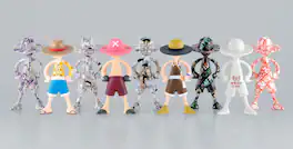 Bandai - 3.4" Luffy's Archive of Adventure - Volume 2 - One Piece - Tamashii Nations - Styles May Vary