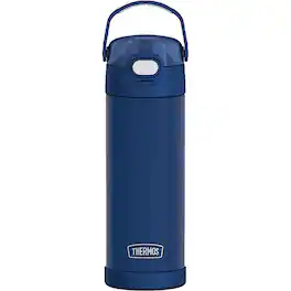 Thermos - 16 oz. Kid's Funtainer Stainless Water Bottle - Dark Navy