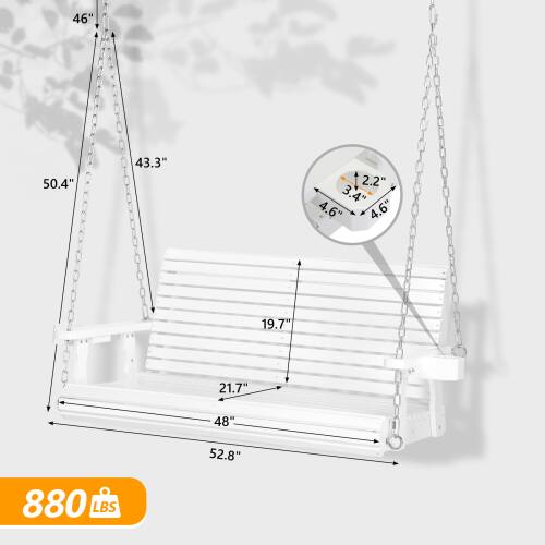 46" 50.4" 43.3" 2.2" 3.4" 4.6" 4.6" 19.7" 21.7" 48" 52.8" 880 LBS