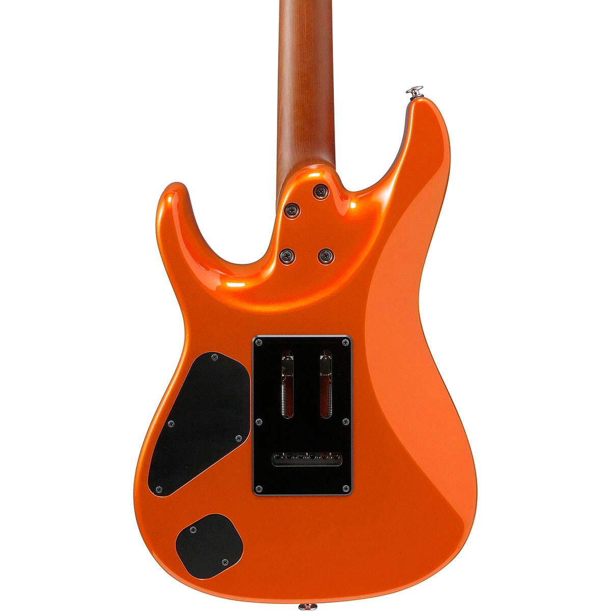 Alt View 4. Ibanez - Ibanez AZ Prestige Series AZ2402 Electric Guitar, Roadster Orange Metallic.