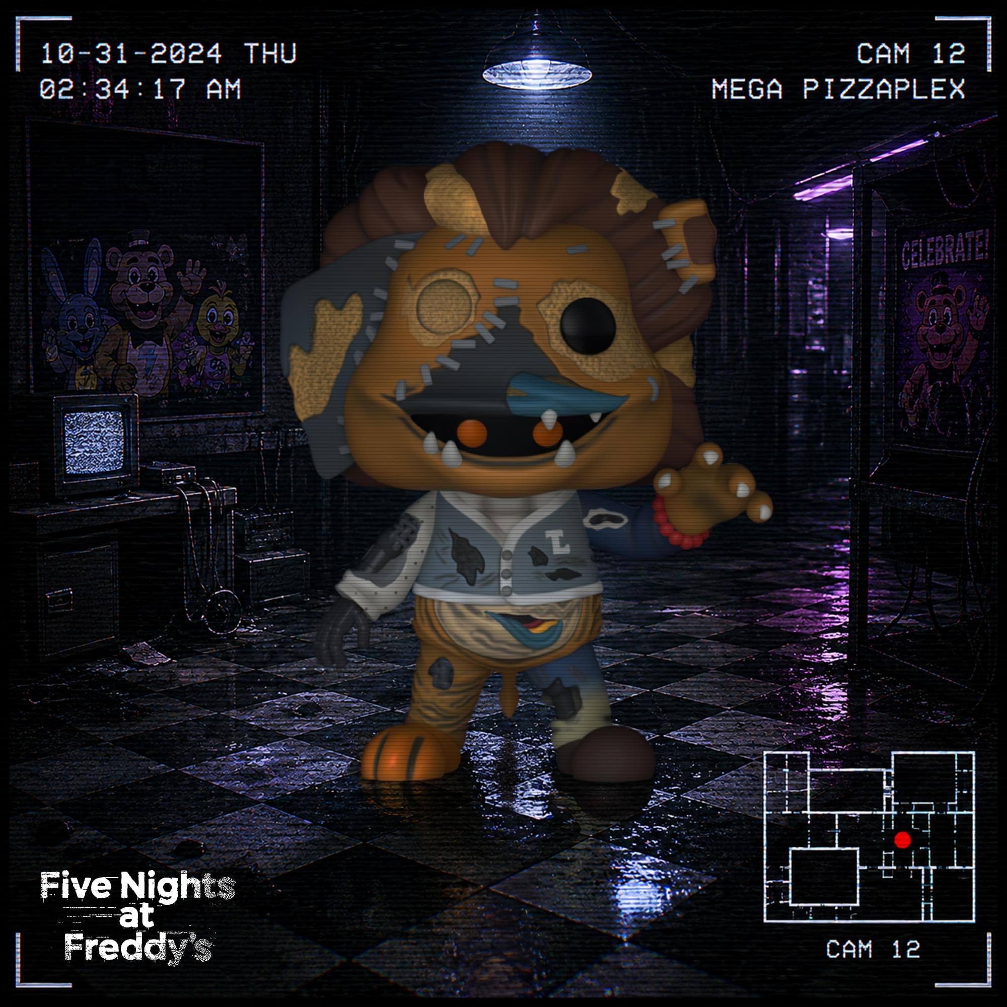 10-31-2024 THU 02:34:17 AM CAM 12 MEGA PIZZAPLEX CELEBRATE! Five Nights at Freddy's PH1 CAM 12