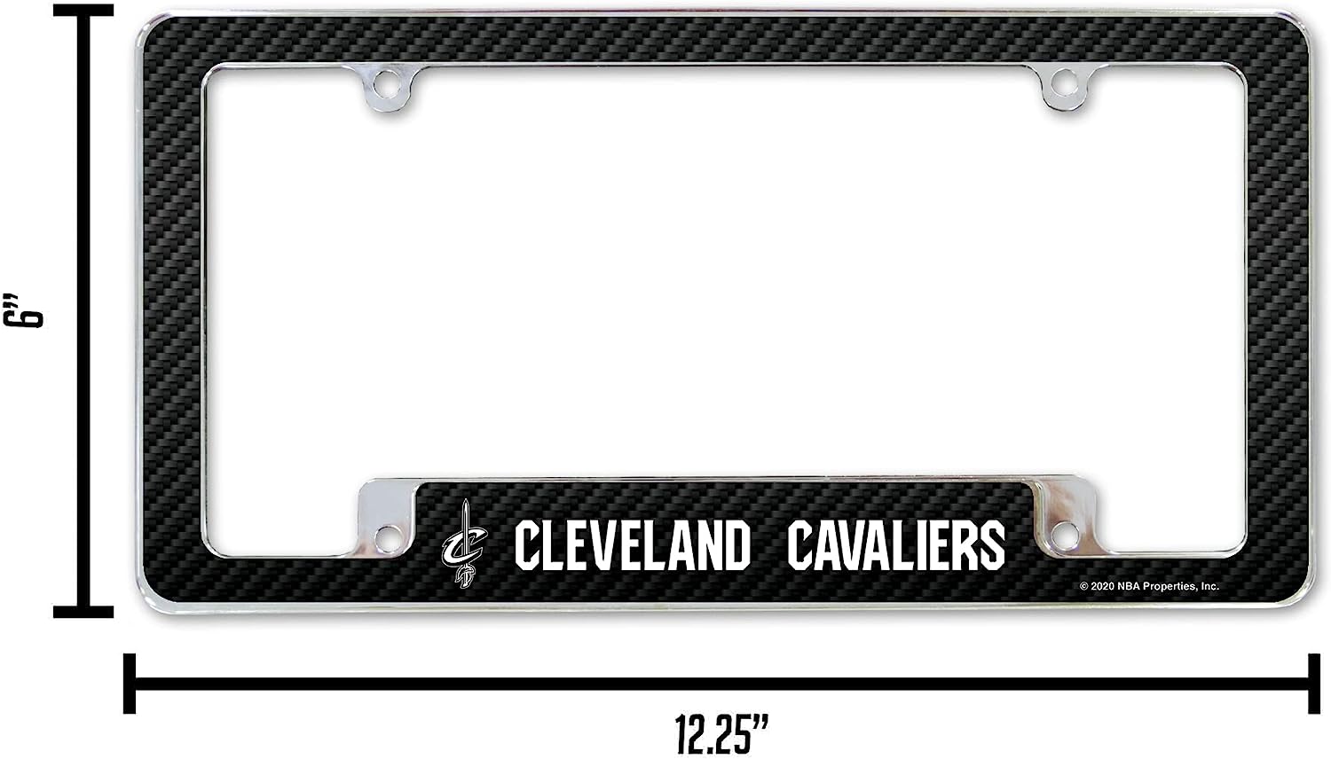 6" | CLEVELAND CAVALIERS 12.25"  
© 2020 NBA Properties, Inc.