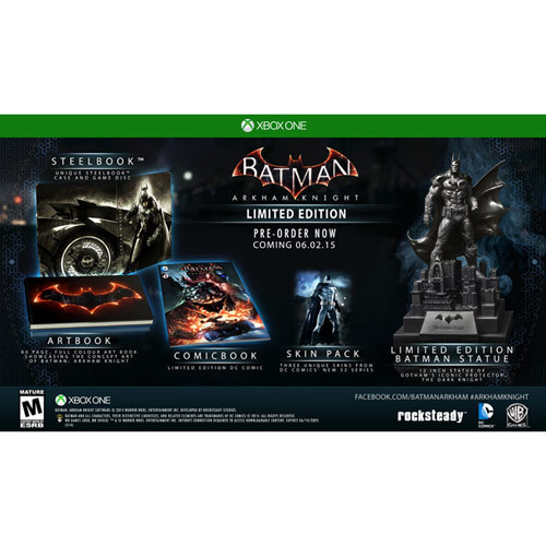 Eléctrico cajón travesura Batman: Arkham Knight Limited Edition Xbox One 1000498950 - Best Buy
