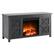 Angle Zoom. Camden&Wells - Colton Log Fireplace TV Stand for Most TVs up to 55" - Charcoal Gray.