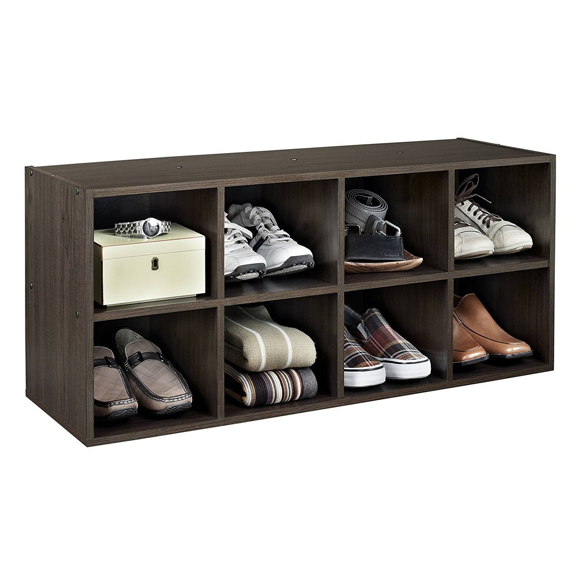 Alt View 10. ClosetMaid - ClosetMaid 5081 8 Box Stylish Closet Shoe Organizing Storage Station, Espresso - Espresso.