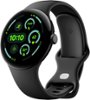 Google - Pixel Watch 3 (45mm) Smartwatch with Obsidian Band - LTE - Matte Black