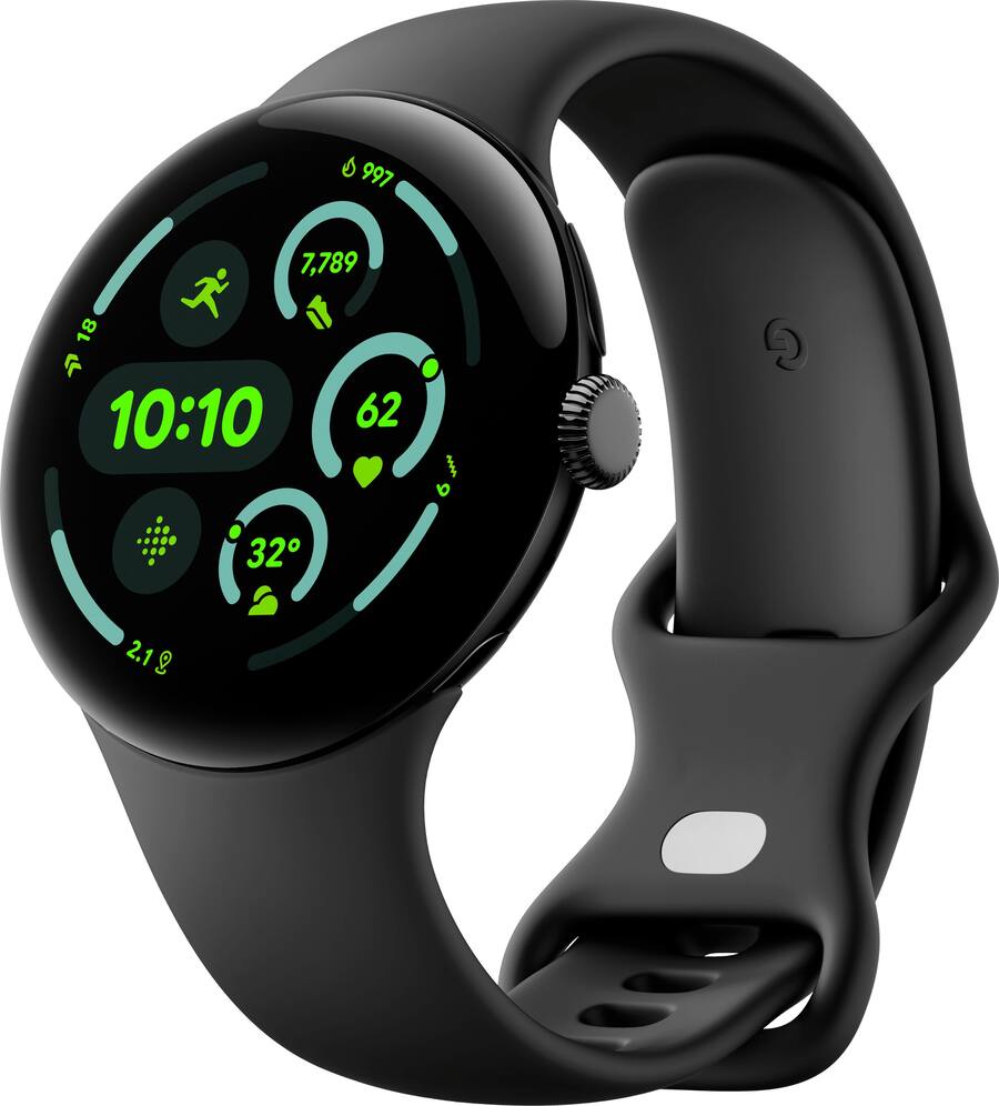 Google Pixel Watch 3 (45mm) Smartwatch with Obsidian Band Google Pixel Watch 3 (45mm) Smartwatch with Obsidian Band