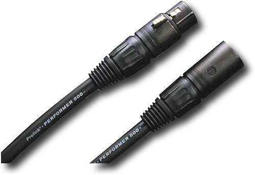 Angle Standard. Monster - Performer 500 30' Microphone Cable.