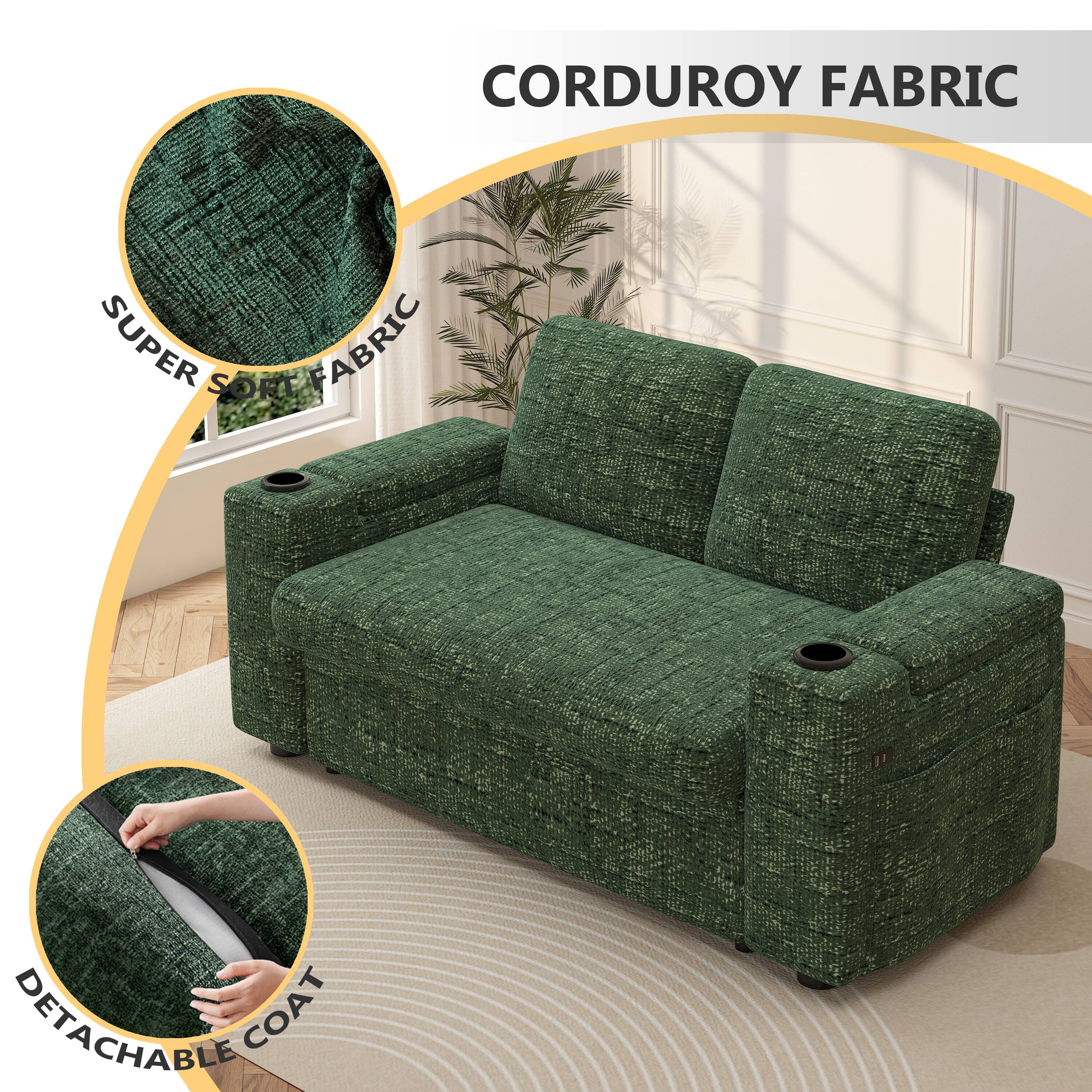 CORDUROY FABRIC

- SUPER SOFT FABRIC
- DETACHABLE COAT