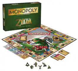 USAoploy - Monopoly Legend Of Zelda Collector's Edition Boardgame - Green