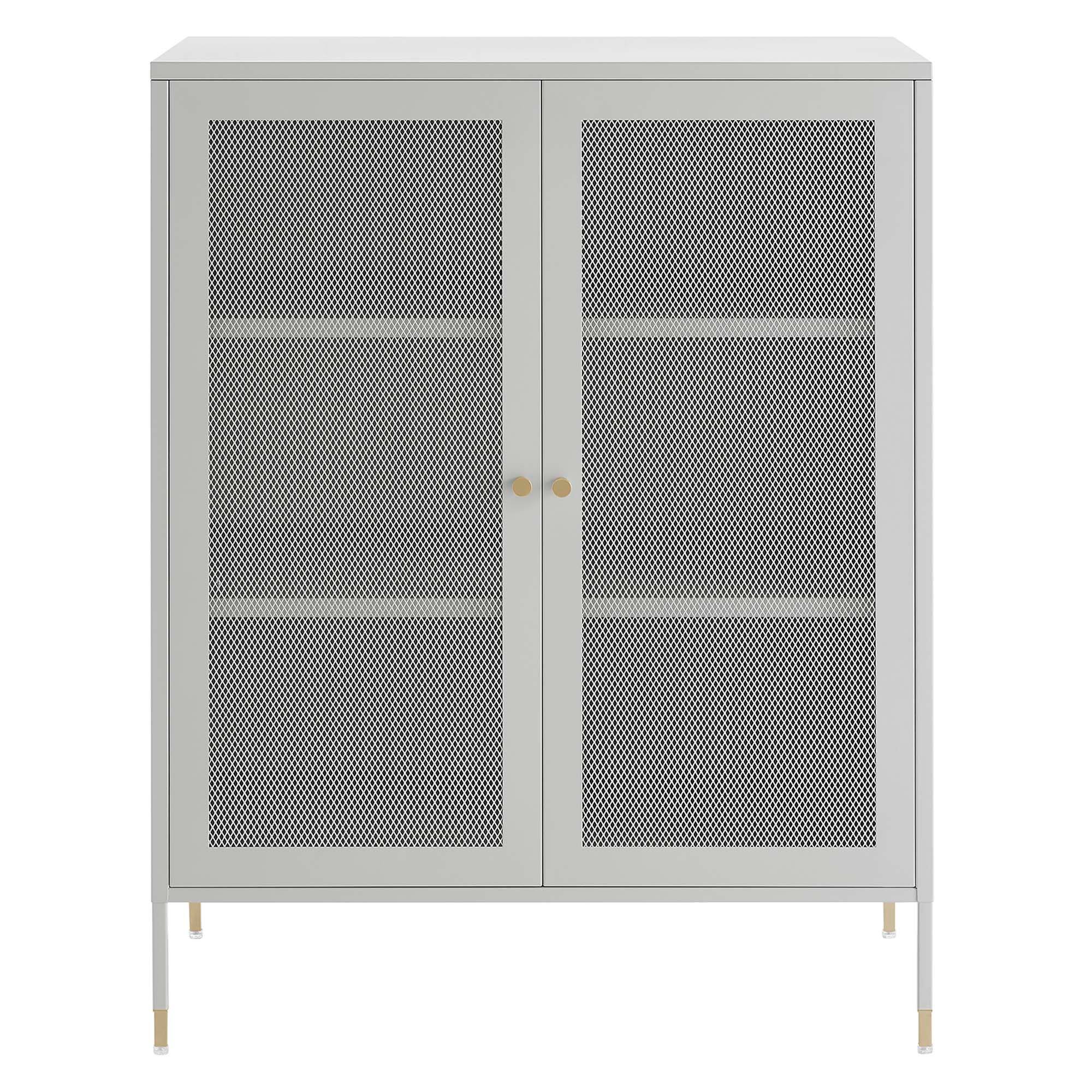 Alt View 4. Modway - Covelo 32" Accent Cabinet by Modway - Light Gray.