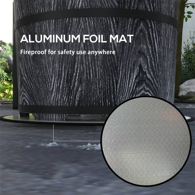 ALUMINUM FOIL MAT  
Fireproof for safety use anywhere