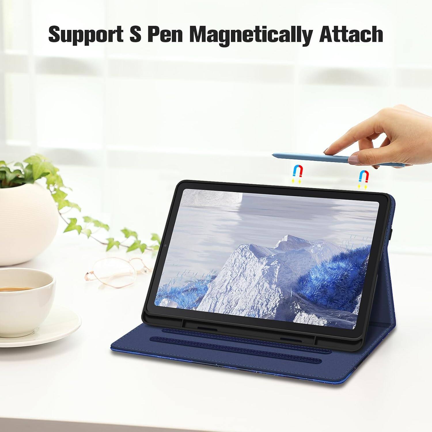 Support S Pen Magnetically Attach