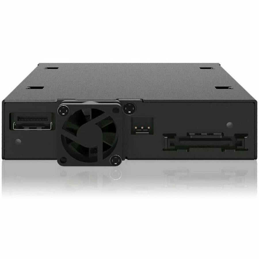 Alt View 7. Icy Dock - Icy Dock ToughArmor MB491V5K-B Drive Bay Adapter for 3.5" PCI Express 5.0 - MCIO 4i (SFF-TA-1016) Host Interface.