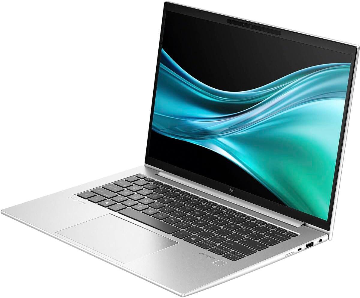 Alt View 4. HP - EliteBook 840 G11 14" WUXGA IPS Touch Intel Core Ultra 5 135U 1.6 GHz 32GB 512GB SSD Windows 11 Pro Laptop, New Open Box - Silver.