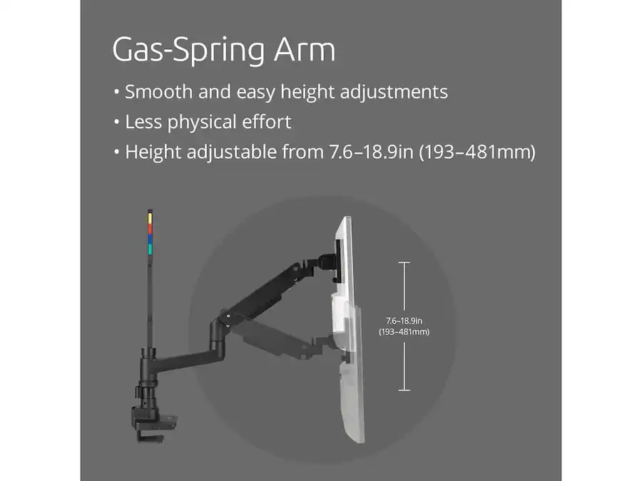 Kensington SmartFit Premium Heavy Duty Single Monitor Arm (K58273NA ...