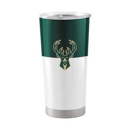 Logo Brands - Milwaukee Bucks 20oz. Colorblock Stainless Steel Tumbler - Multicolor