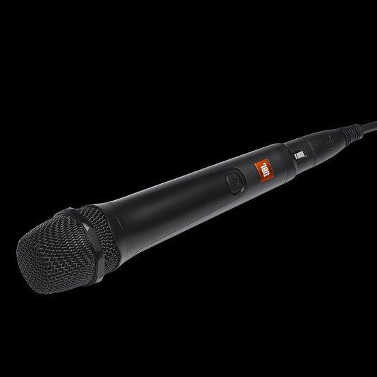 Angle. JBL - JBL PB100 Wired Dynamic Vocal Mic with Cable - Black.