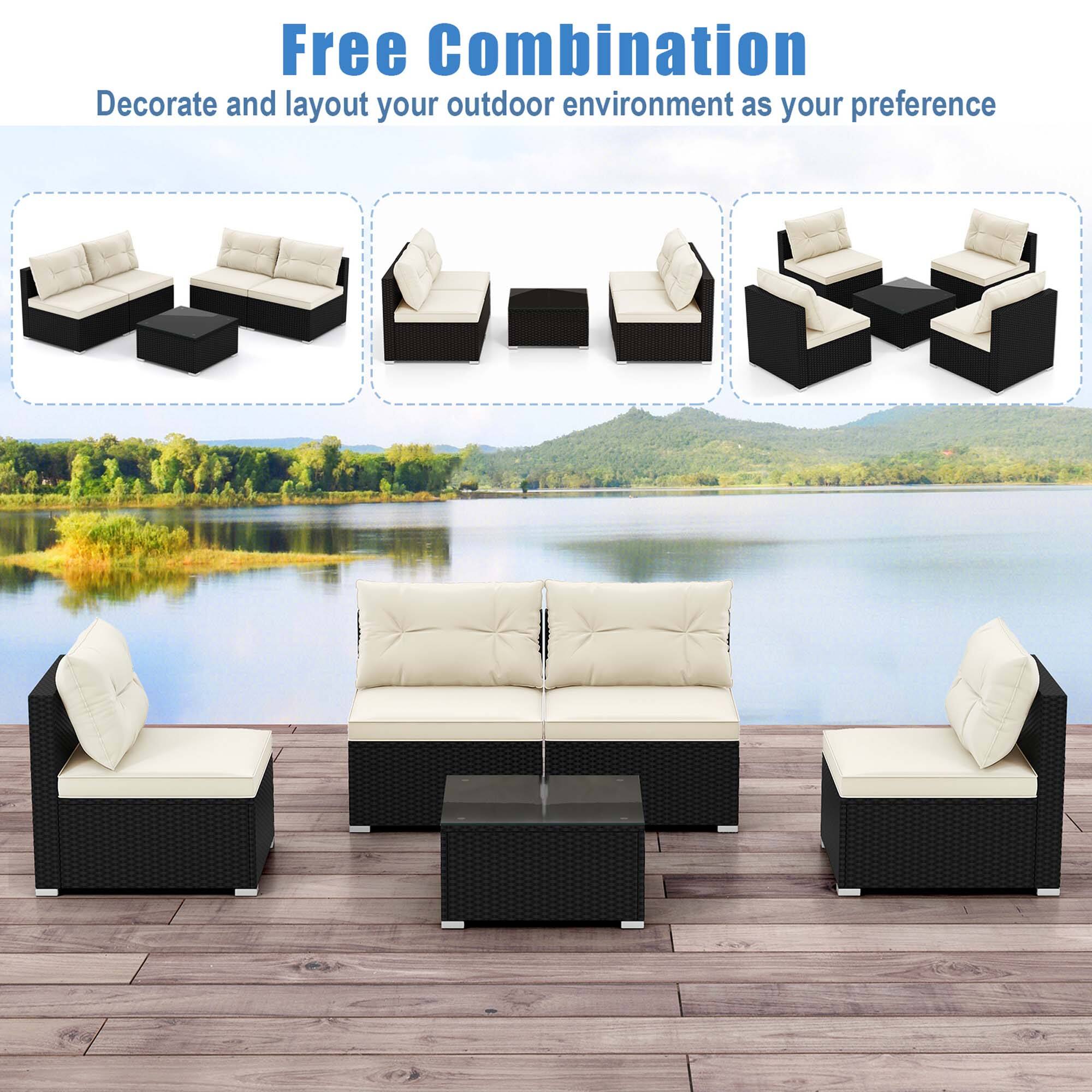 Free Combination
Decorate and layout your outdoor environment as your preference