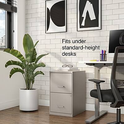 Fits under standard-height desks