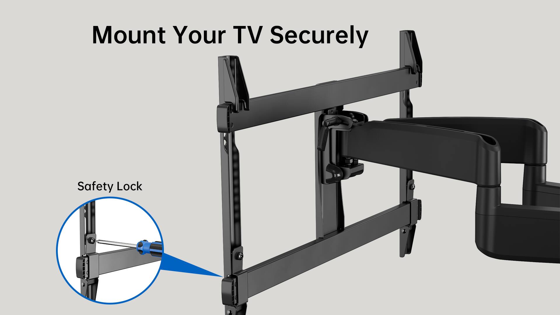 Mount Your TV Securely Safety Lock