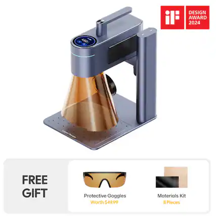 il DESIGN AWARD 2024
450 LaserPocker
FREE GIFT
Protective Goggles Worth $49.99
Materials Kit 8 Pieces