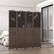 Alt View 6. Homcom - Folding Room Divider with Blackboard, Tall Freestanding Privacy Screen Panels for Bedroom or Office - Walnut.