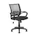 Front. CorLiving - 5-Pointed Star Linen Fabric Office Chair - Black.