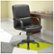 Alt View 12. CorLiving - 5-Pointed Star Foam and Leatherette Office Chair - Black.