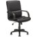 Left. CorLiving - 5-Pointed Star Foam and Leatherette Office Chair - Black.