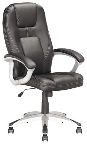 Front. CorLiving - Nitro Gaming Chair - Black.