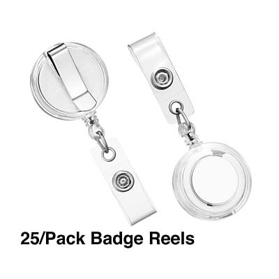 25/Pack Badge Reels
