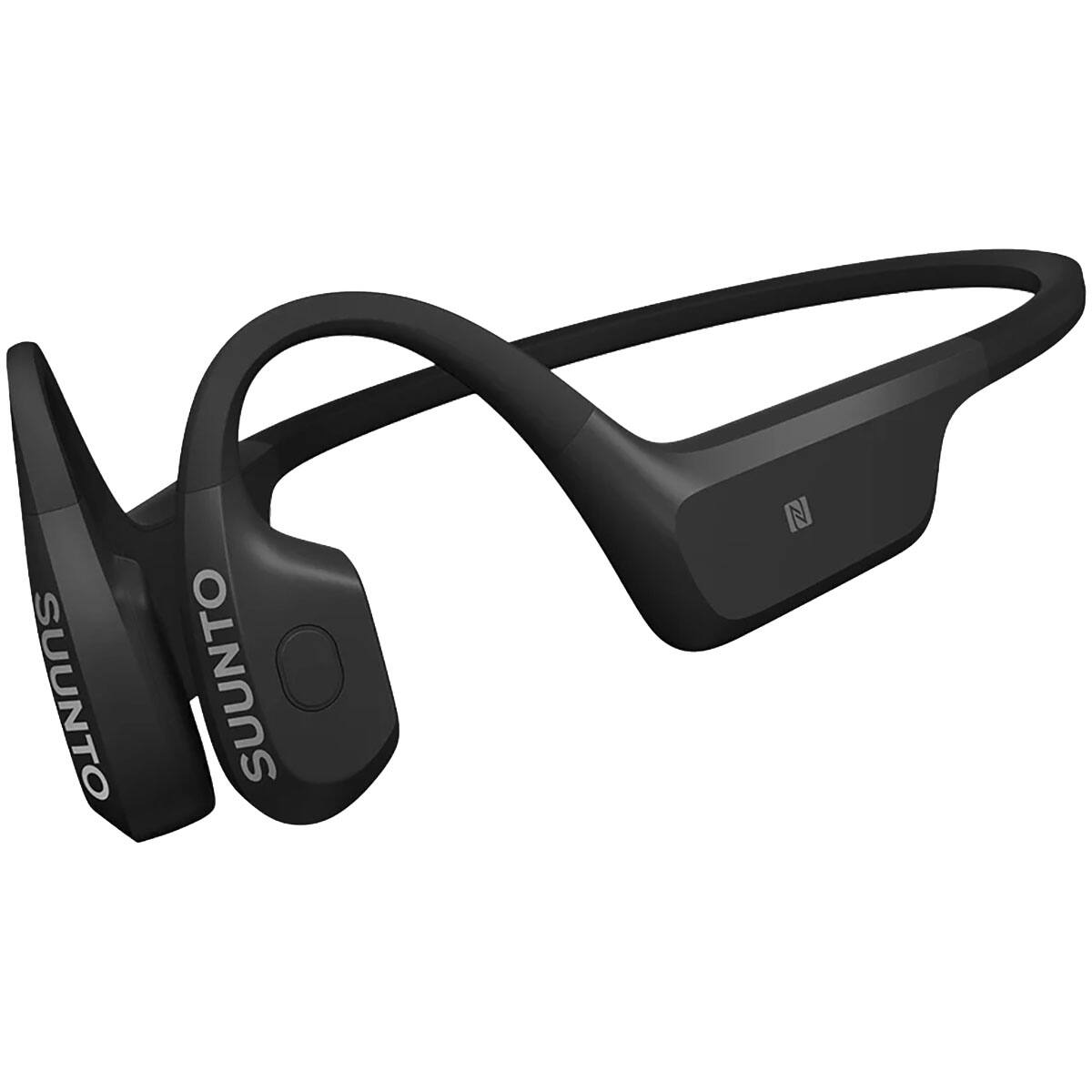 SUUNTO - AQUA Waterproof Open-Ear Swimming Bone Conduction Bluetooth Headphones with Built in MP3 Player - Black