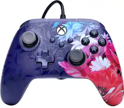 PowerA - Advantage Plus Wired Controller for Xbox Series X|S - Night Blossom - Front_Zoom