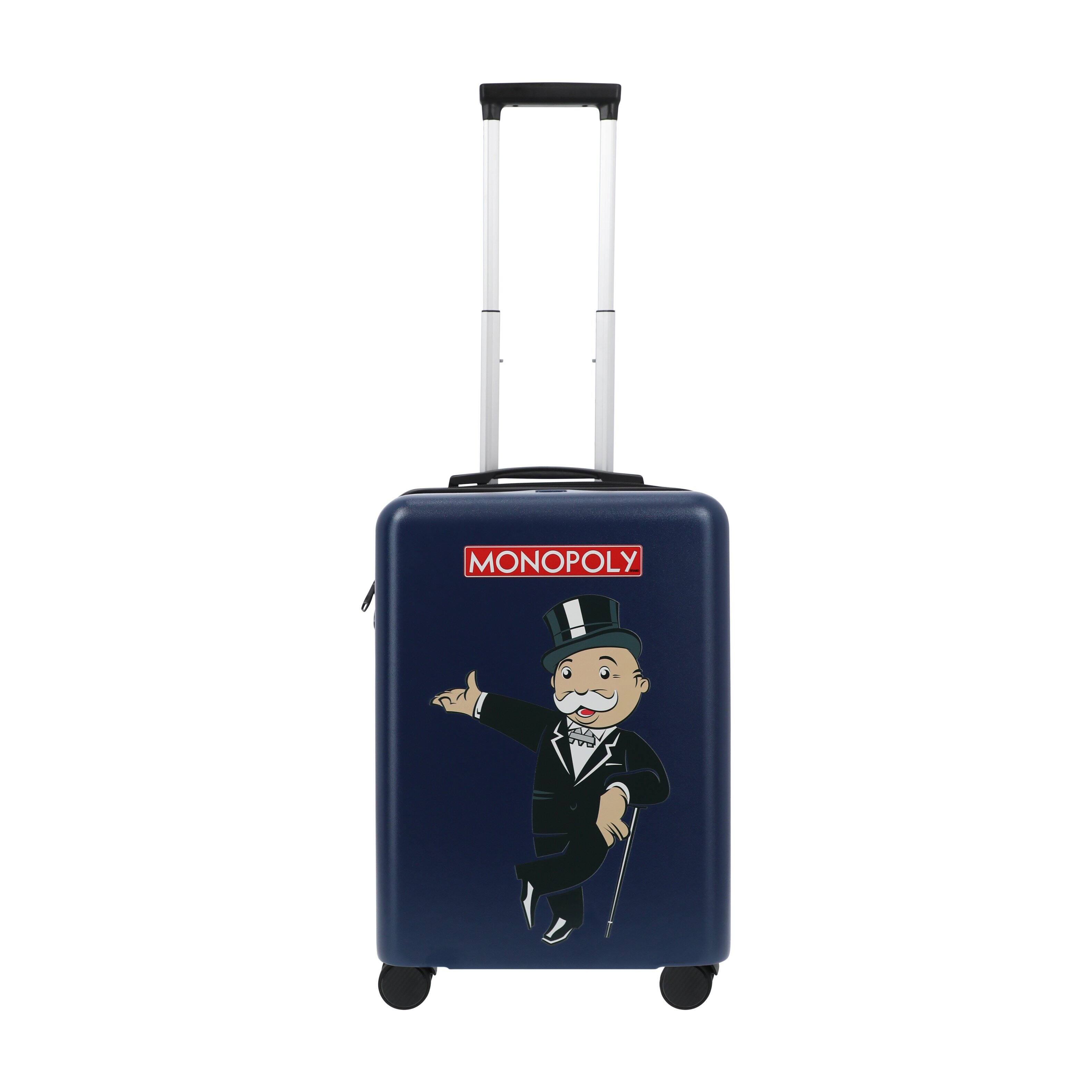 Ful - HASBRO MONOPOLY 22.5" CARRY-ON LUGGAGE - Blue