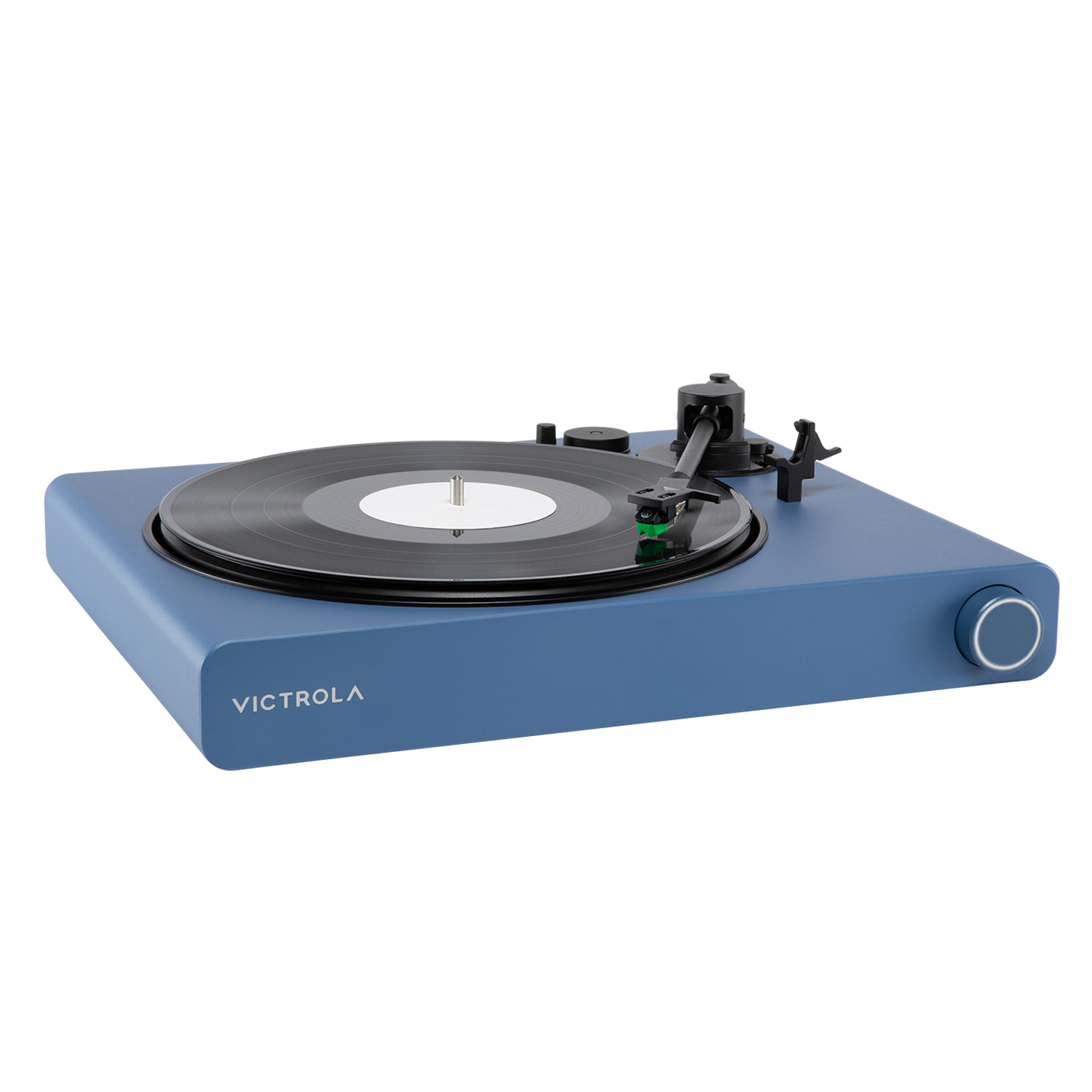 Alt View 1. Victrola - Victrola Stream Onyx – Wi-Fi and Bluetooth Turntable (Works with Sonos) - Blue.