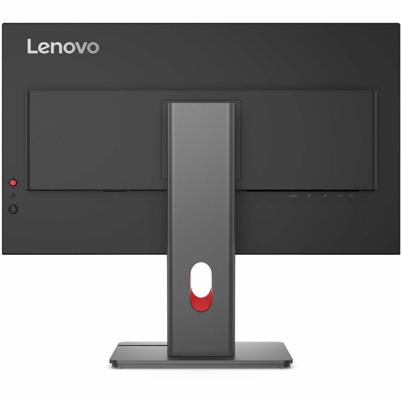 Alt View 3. Lenovo - Lenovo ThinkVision P27Q-40 27" Class WQHD LED Monitor - 16:9 - Eclipse Black - 27" Viewable - In-plane Switching (IPS) - Eclipse Black.