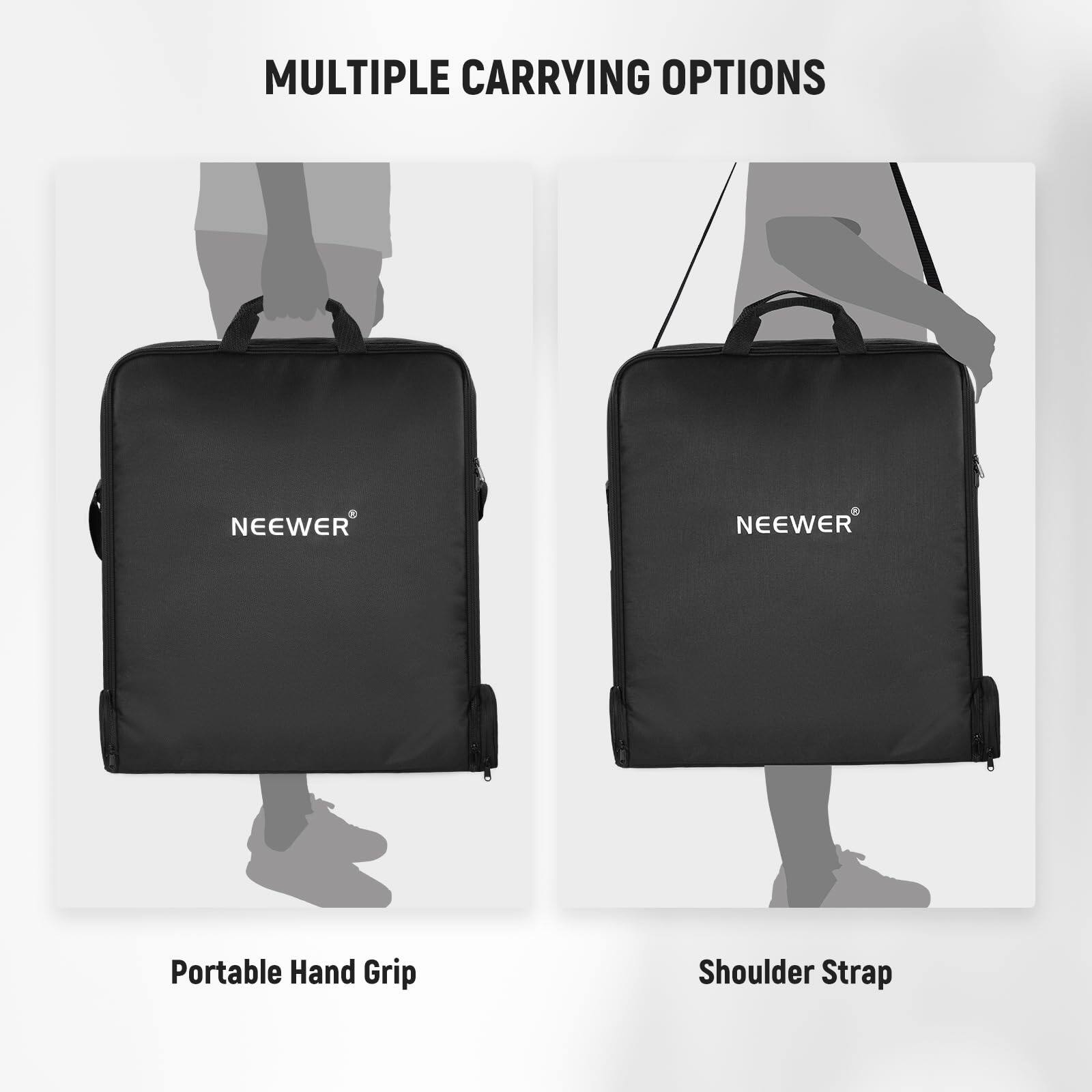 MULTIPLE CARRYING OPTIONS

NEEWER® Portable Hand Grip

NEEWER® Shoulder Strap